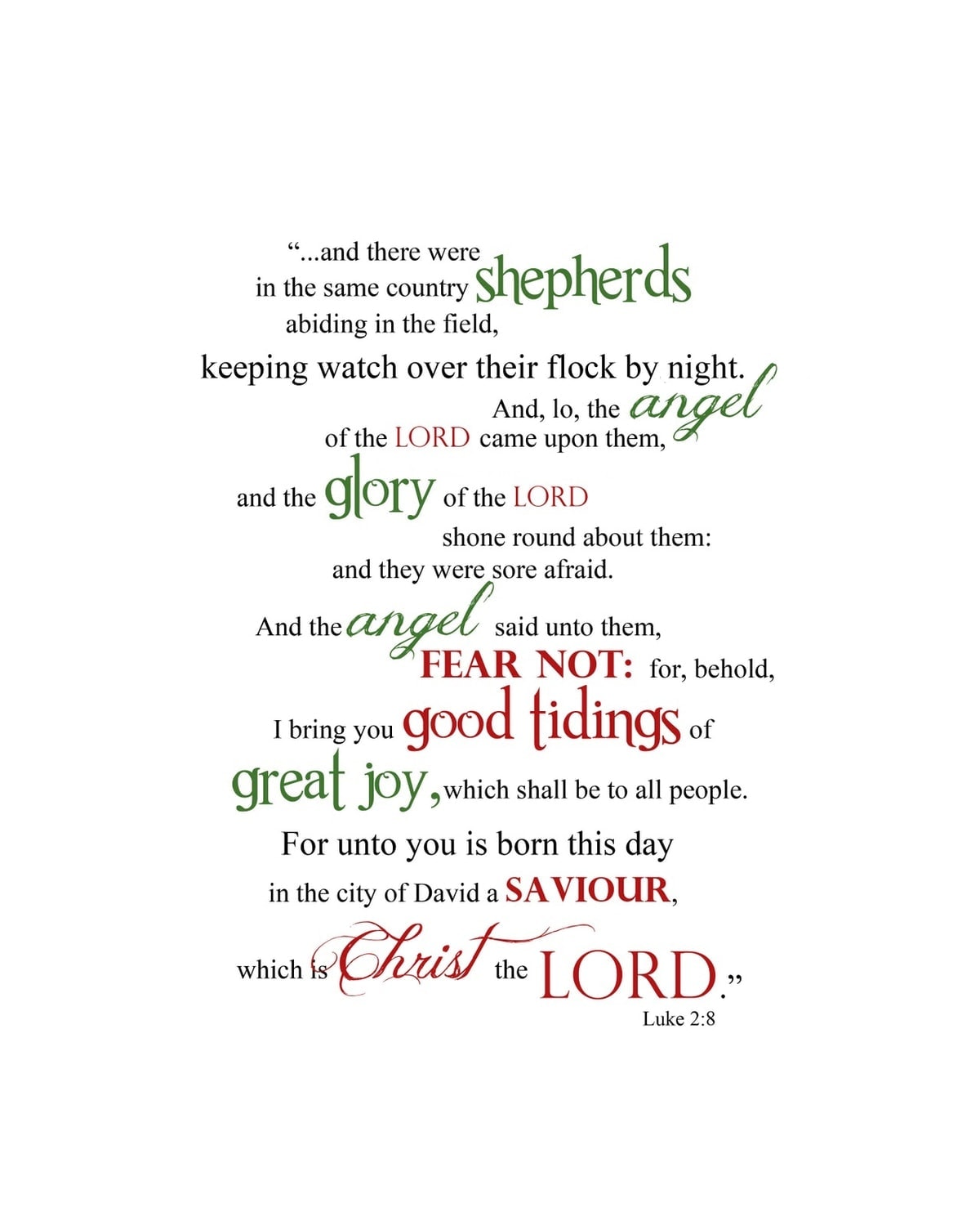 luke 2 8 word art yellow bliss road true meaning of christmas charlie brown