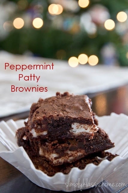 Peppermint Patty Brownies