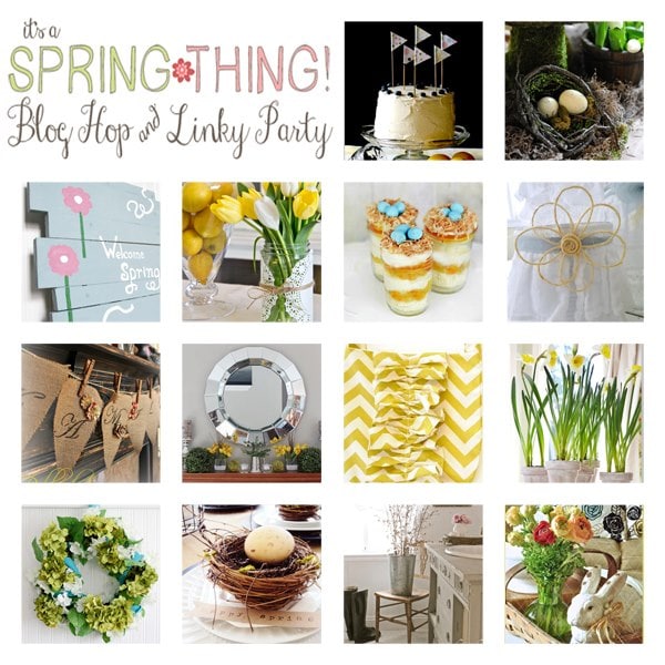 14 Fabulous Ideas for Spring, from home decor to crafts to recipes - and a Spring Linky Party with nearly 500 links!
