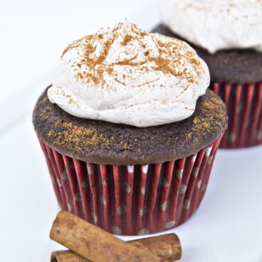 Close up of Chocolate Cupcakes