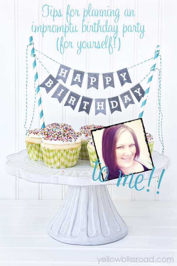 Tips for treating yourself to an impromptu birthday party! Your kids will LOVE this!! Tips for treating yourself to an impromptu birthday party! Your kids will LOVE this!!
