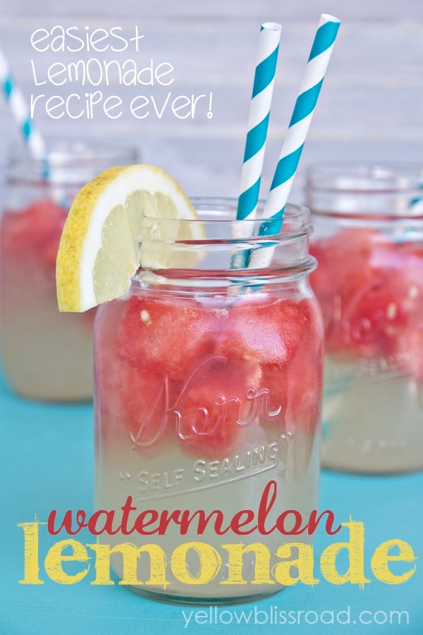 Refreshing Watermelon Lemonade and the Easiest Lemonade Recipe EVER! Refreshing Watermelon Lemonade and the Easiest Lemonade Recipe EVER!
