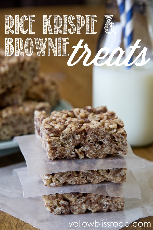 Rice Krispies & Brownie Treats Rice Krispies & Brownie Treats