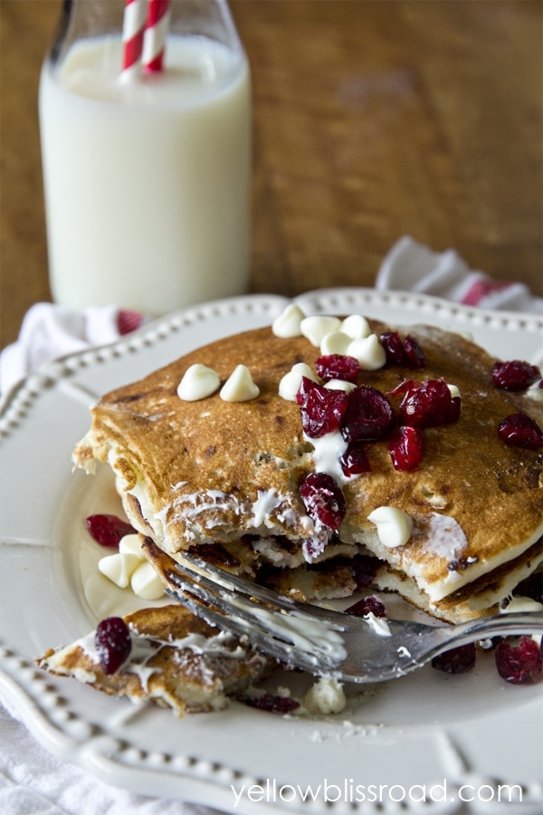 pancakes cranberries