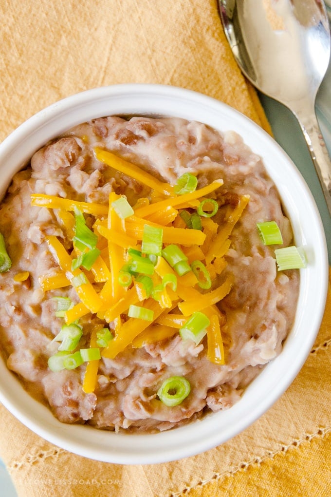 Refried beans recipe