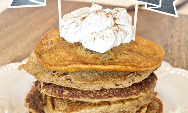 Perfect Autumn Pancakes with Apple Cider, Pumpkin and Pecans