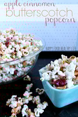 Social media image of Apple Cinnamon Butterscotch Popcorn