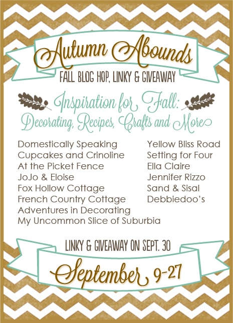 Autumn event flyer