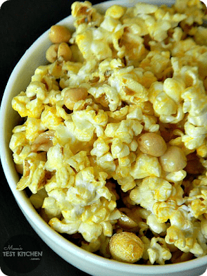 Close up of popcorn in a bowl