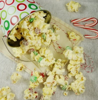 A bunch of popcorn on a table