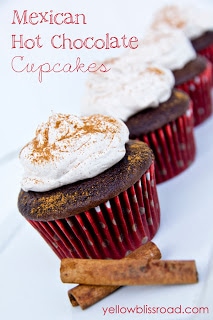 Social media image of Mexican Hot Chocolate Cupcakes