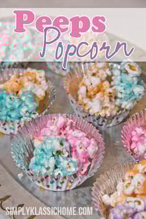 Social media image of Peeps Popcorn