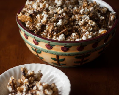 A bowl of Toffee popcorn