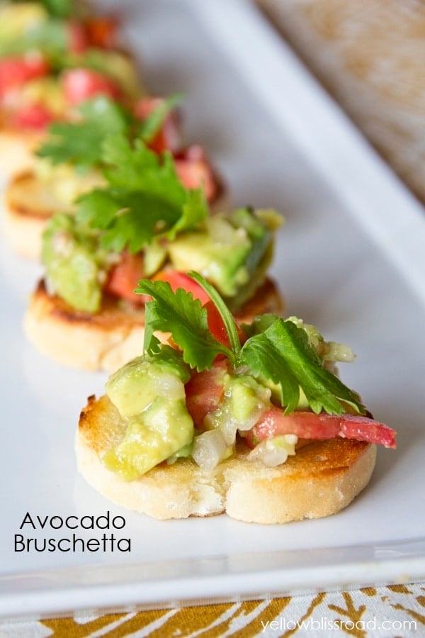 Avocado Bruschetta Title