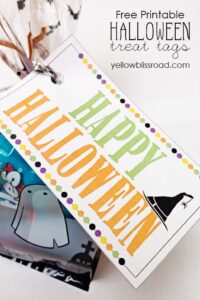 Halloween Treat Tags – Free Printable