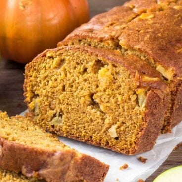 Loaf of Pumpkin Apple Bread