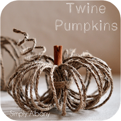 Social media image of Twine Pumpkins