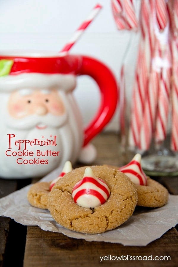 Peppermint Cookie Butter Cookies