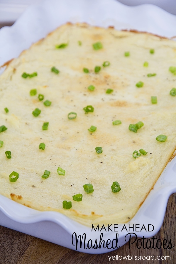 The Best Make Ahead Mashed Potatoes and Tips for Getting the Best tasting mashed potatoes ever!