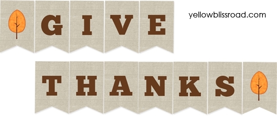 give thanks banner