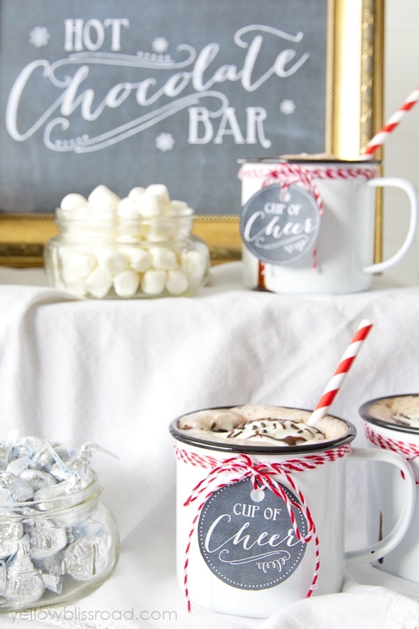 hot chocolate bar