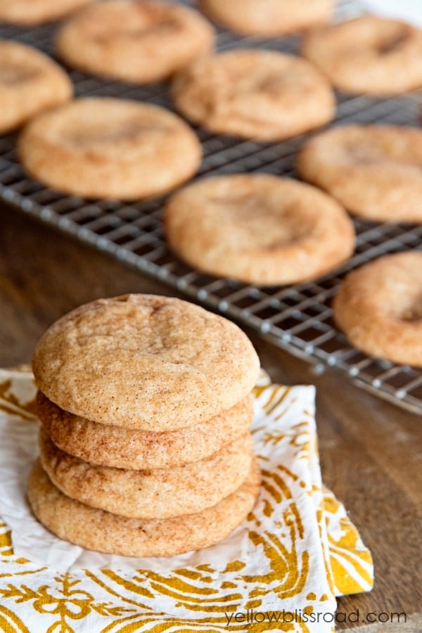 Caramel Stuffed Snickerdoodles take the classic sugary, cinnamony cookie to a whole other level. They are super soft with an ooey, gooey caramel surprise in the middle.