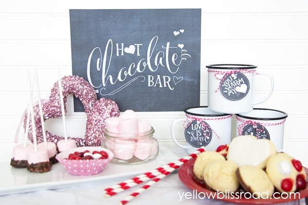 Valentines Hot Chocolate Bar