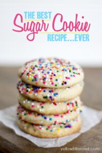 The Best Sugar Cookie Recipe EVER