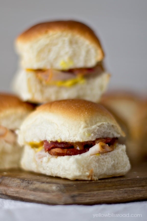 Easy Turkey Sliders with Bacon