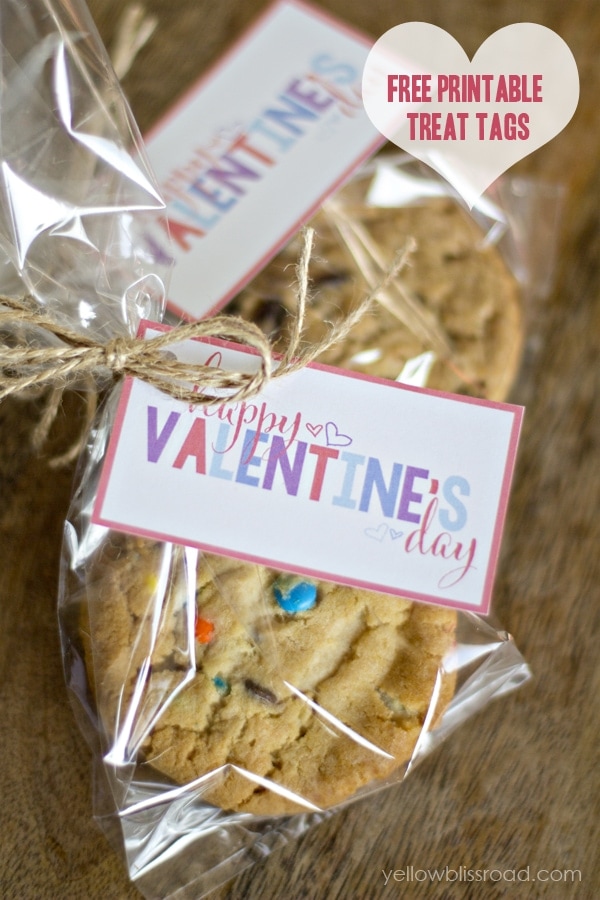 Valentine's Day Treat Tags and Gift Idea