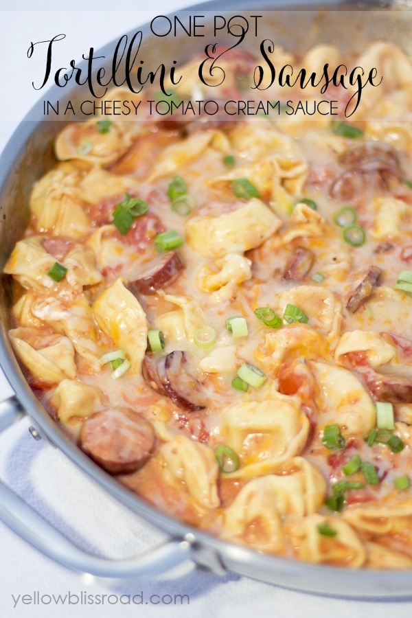 One Pot Sausage & Tortellini