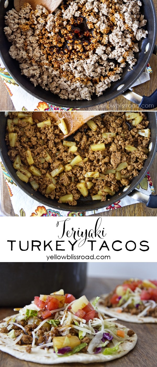 Teriyaki Turkey Tacos 