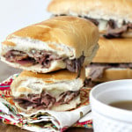 Easy Baked French Dip Sandwiches