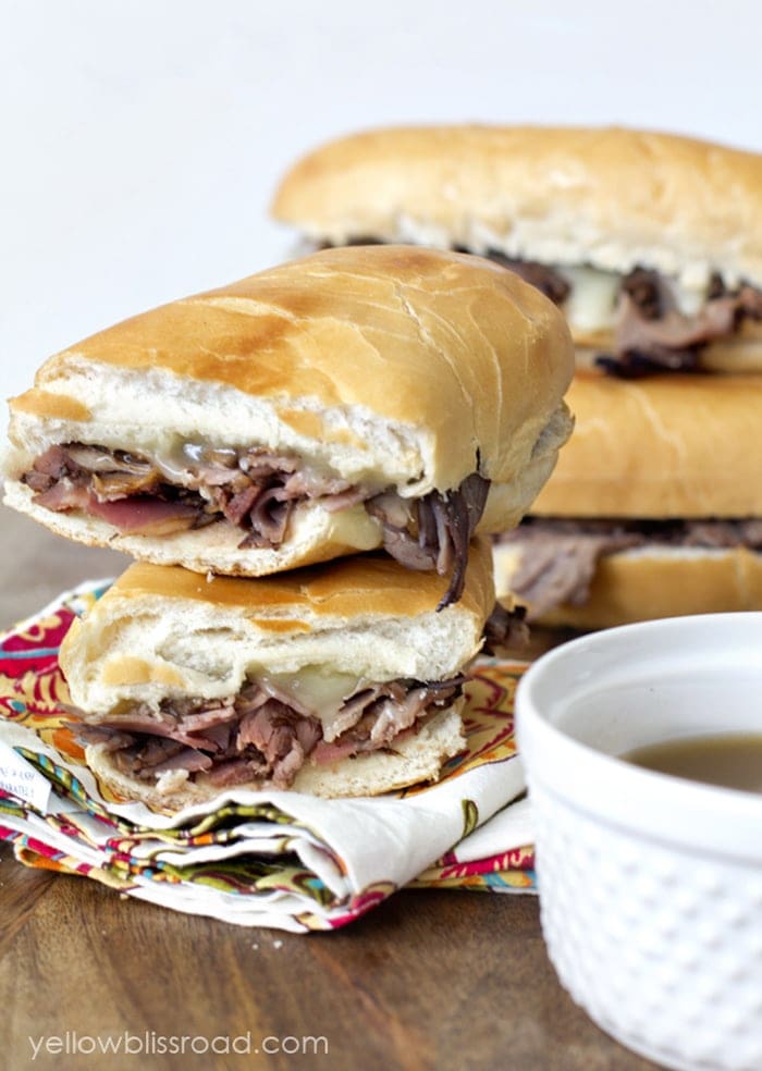 Easy Baked French Dip Sandwiches Yellow Bliss Road