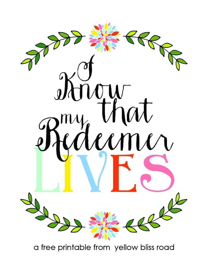 i know my redeemer lives