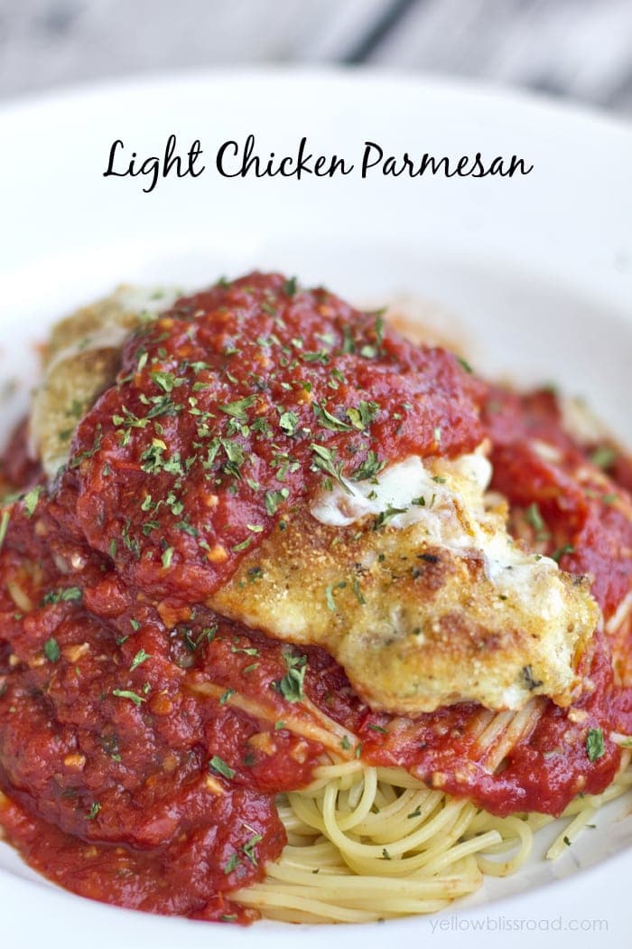 Lightened Up Chicken Parmesan