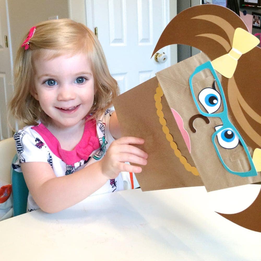 Free Printable Paper Bag Puppets