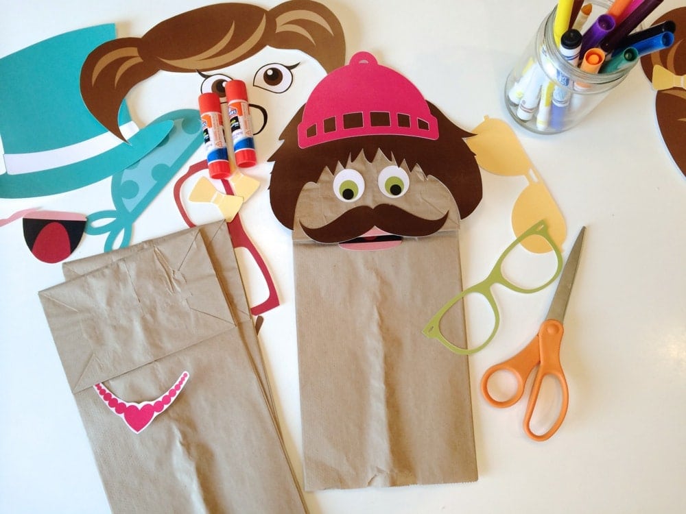 Paper Sack Puppets 6