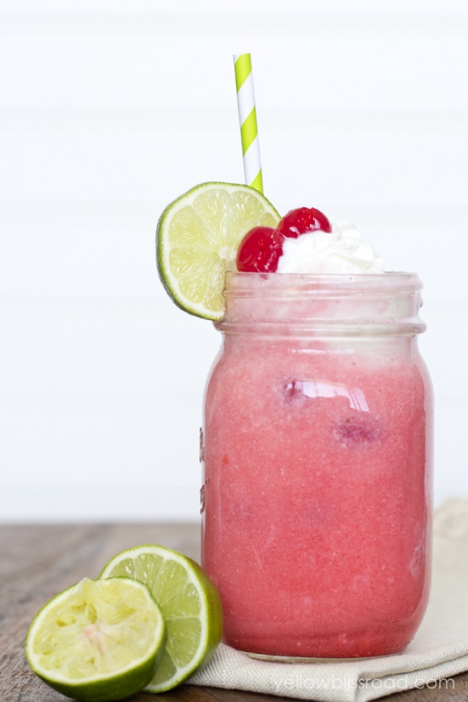 Cherry Limeade Ice Cream Float