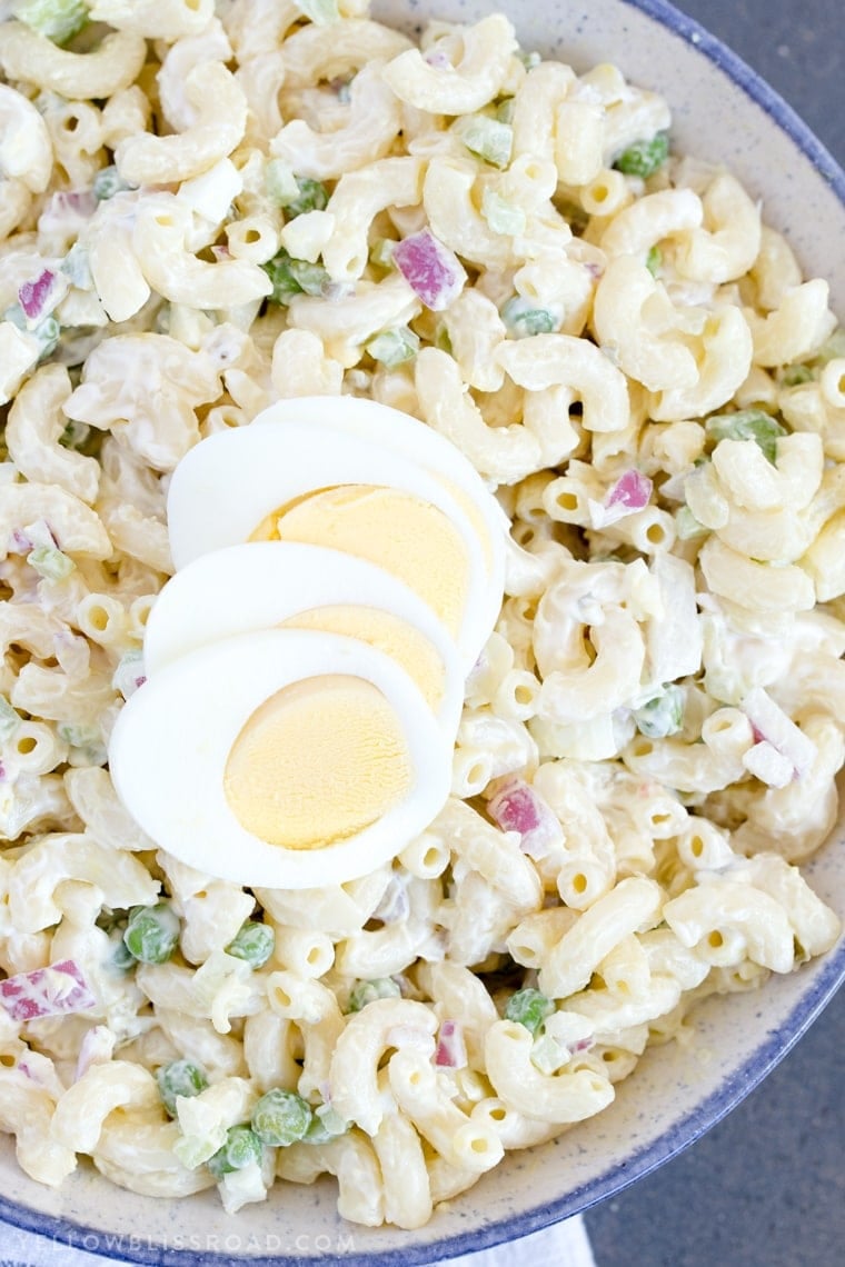 The Best Macaroni Salad Recipe | YellowBlissRoad.com