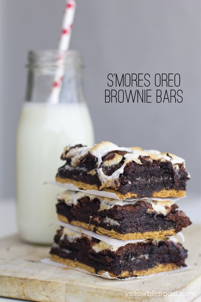 S’Mores Oreo Brownies