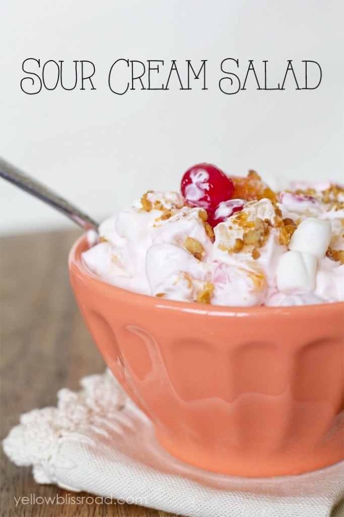 Sour Cream Salad - A Family Favorite