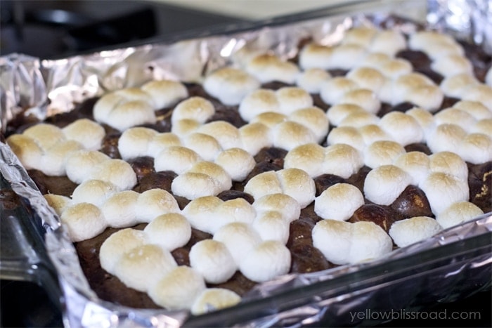 These S'Mores Oreo Stuffed Brownies are the best of summer desserts all rolled into one deliciously ooey gooey treat!