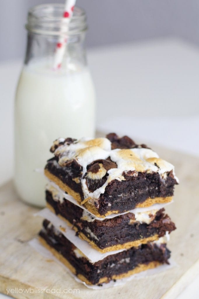 S'Mores Oreo Brownies