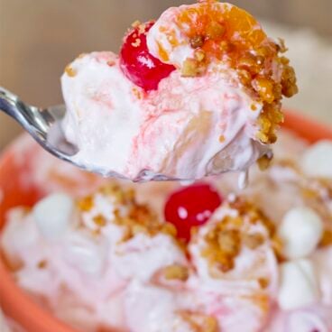 Bowl of sour cream salad