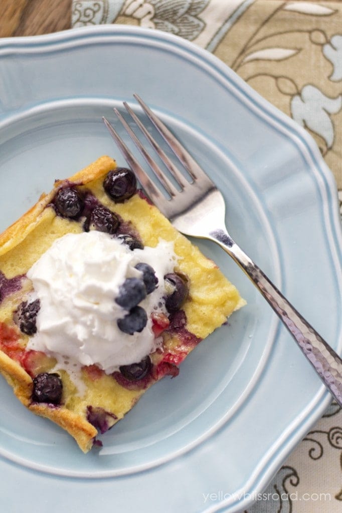 Mixed Berry Oven Pancake