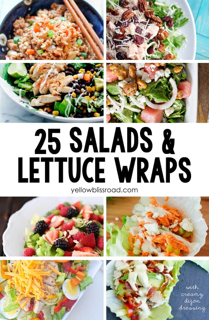 25 Salads & Lettuce Wraps