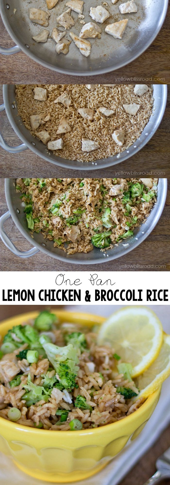 Easy One Pan Lemon Chicken and Broccoli Rice #ad #howfreshstaysfresh