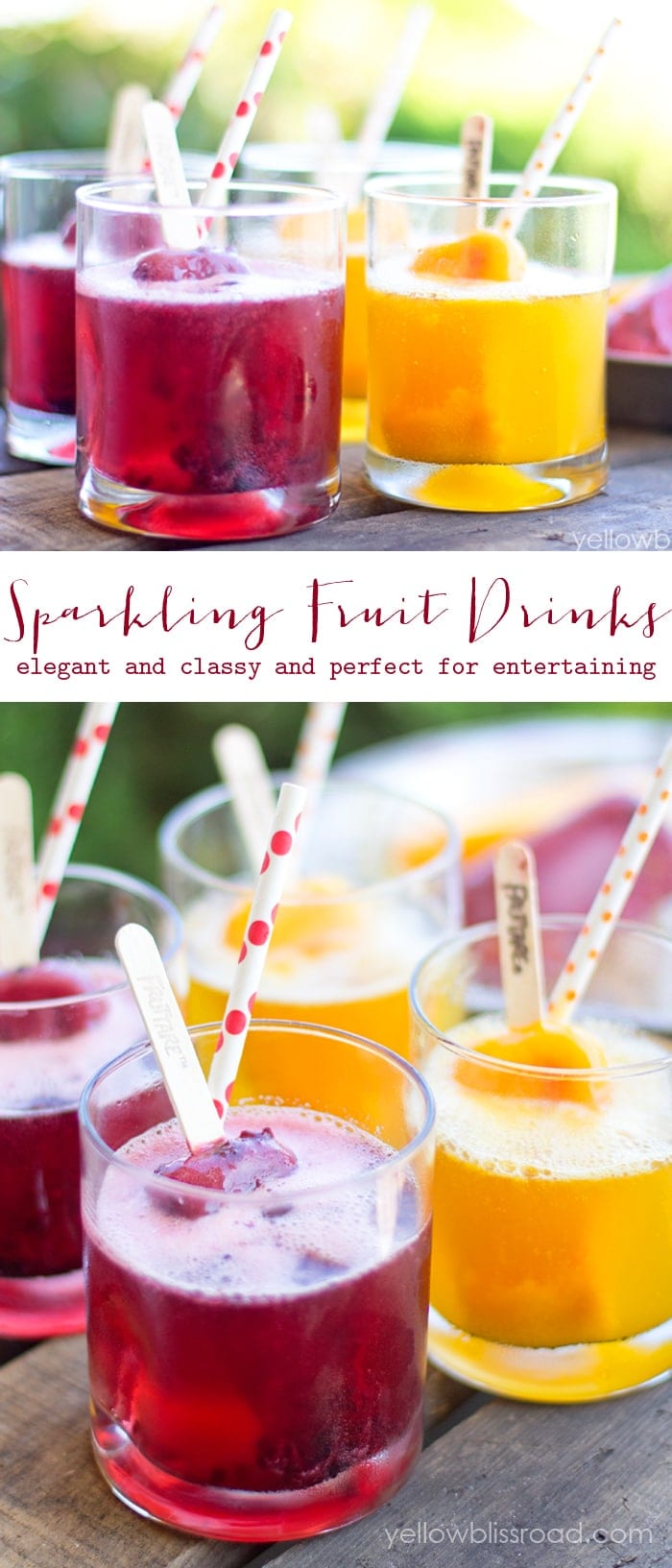 Sparkling Fruit Drinks