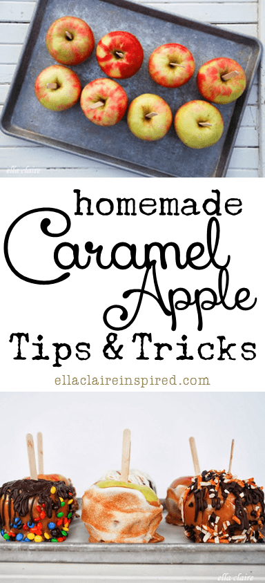 Social media image of Homemade Caramel Apple Tips and Tricks